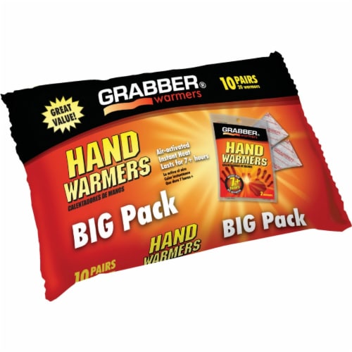 Grabber® Disposable Hand Warmer Big Pack Perspective: top