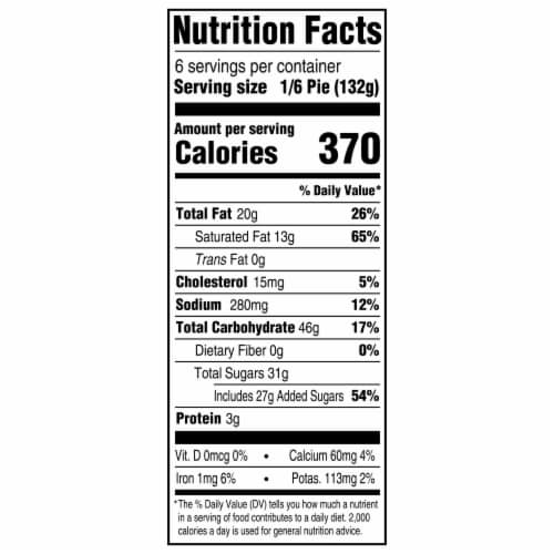 Sara Lee® Crème Pie Banana 28oz Perspective: top