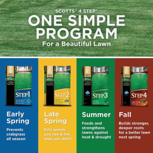 Scotts 23616 Step 2 Weed Control & Fertilizer Spring Cool Season Grass Perspective: top