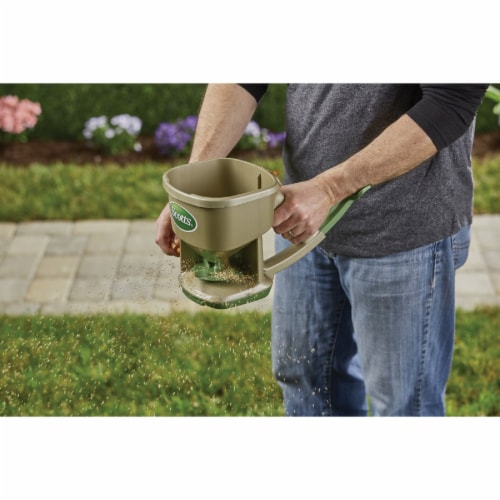 Scotts® Whirl Handheld Spreader Perspective: top