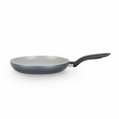 T-fal Initiatives Ceramic Fry Pan Set - Black/White Perspective: top