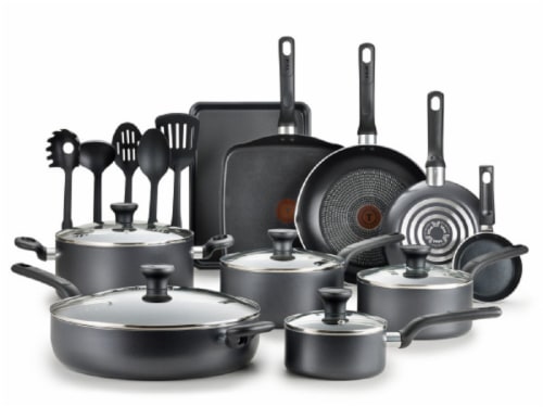 T-fal Easy Care Nonstick Cookware Set Perspective: top