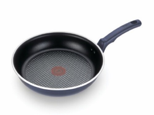 T-fal® Cook & Strain Non-Stick Frying Pan Perspective: top