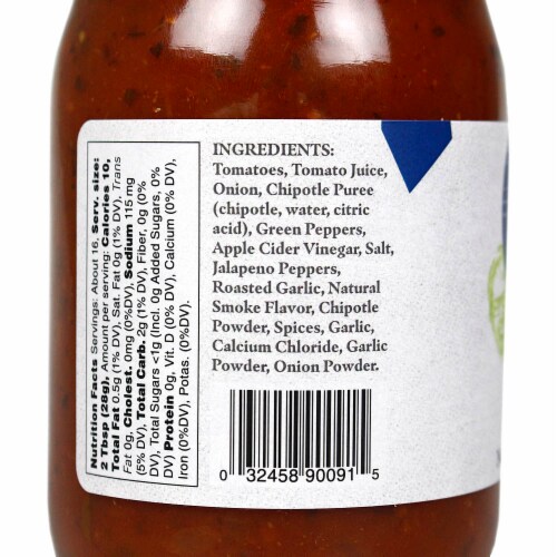 Pain Is Good Batch 218 Smoked Jalapeno Salsa Small Batches Big Flavors 15.5 oz Perspective: top