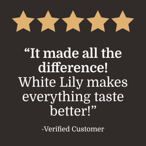 White Lily Bread Flour Perspective: top