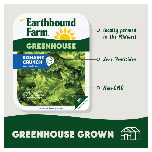Earthbound Farm® Greenhouse Romaine Crunch Perspective: top