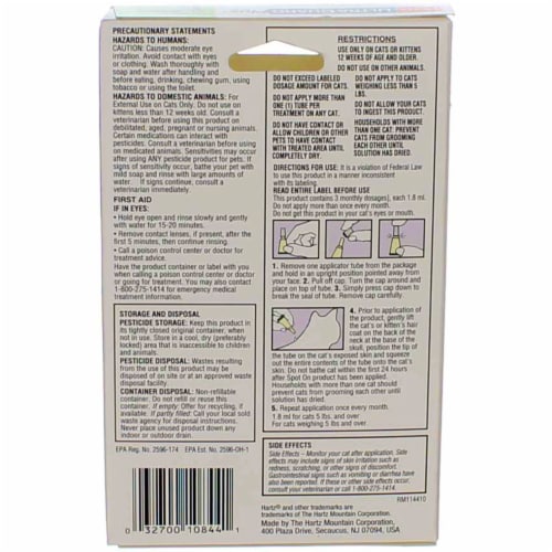 Hartz® UltraGuard Plus® Flea & Tick Drops for Cats & Kittens Perspective: top