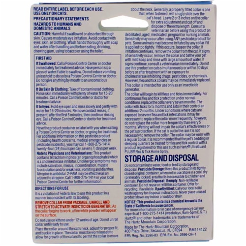 Hartz® UltraGuard Flea & Tick Collar for Cats and Kittens Perspective: top