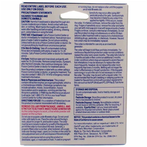 Hartz UltraGuard Flea & Tick Collar for Dogs, 26 inch Perspective: top