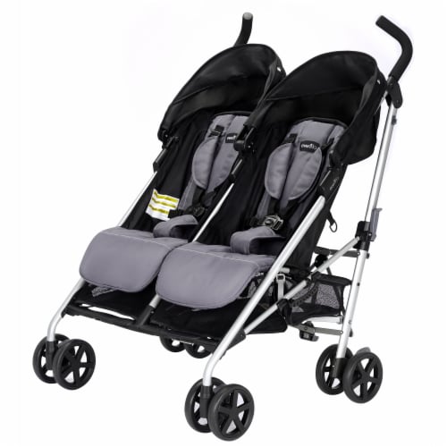 Evenflo MinnoTwin Double Stroller Glenbarr Grey 1 ct Harris Teeter