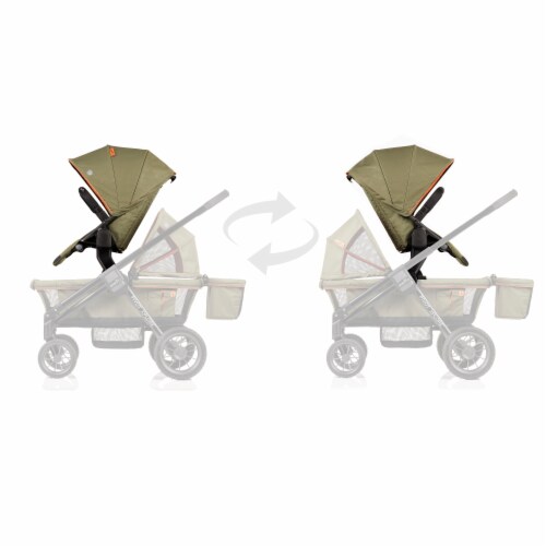 Rent Baby Gear INCLUDING Pivot Xplore Stroller Wagon Second Seat, Adventurer Gray