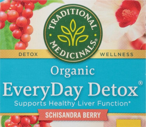 Traditionals Medicinals® EveryDay Detox Tea Bags Perspective: top