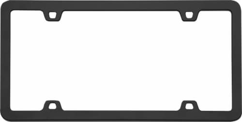 Cruiser Accessories Neo License Plate Frame - Black Perspective: top