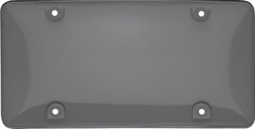 Cruiser Accessories Tuf Bubble License Plate Shield - Smoke Perspective: top