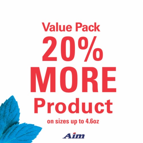 AIM Cavity Protection Toothpaste Ultra Mint Gel Perspective: top