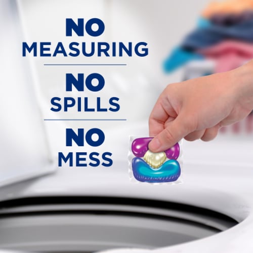 ARM & HAMMER Plus OxiClean with Odor Blasters Fresh Burst Laundry Detergent 5-in-1 Power Paks Perspective: top