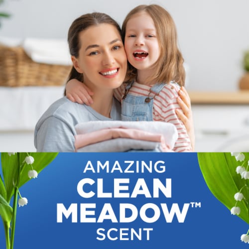 Arm & Hammer With Oxi Clean Meadow Liquid Laundry Detergent Perspective: top