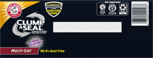 Arm & Hammer® Clump & Seal® Multi Cat Complete Odor Sealing Litter Perspective: top