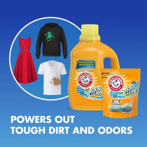 Arm & Hammer™ Plus Oxi Clean Fresh Scent Liquid Laundry Detergent Perspective: top