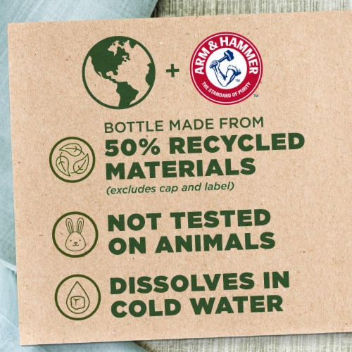 ARM & HAMMER Clean Scentsations Cool Woods In-Wash Scent Booster Perspective: top