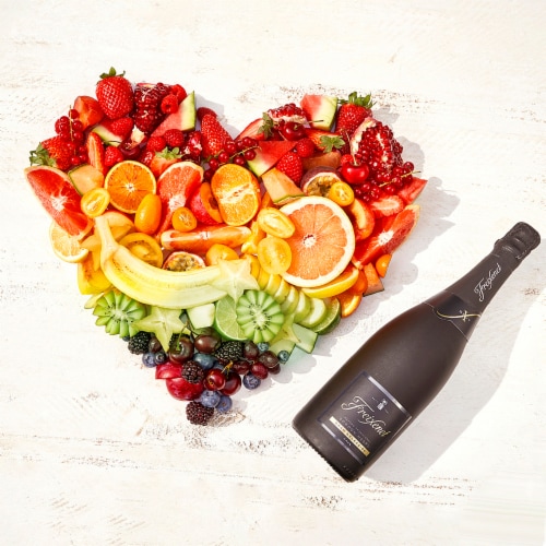 Freixenet Brut Cordon Negro Cava Spain Sparkling Wine Perspective: top
