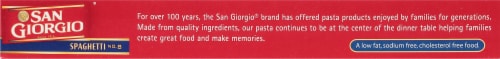 San Giorgio® No.8 Spaghetti Perspective: top
