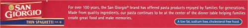 San Giorgio® No. 9 Thin Spaghetti Perspective: top