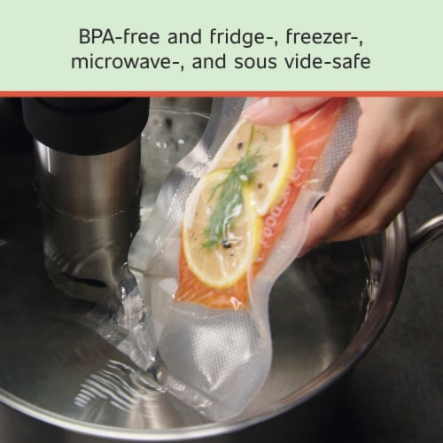 FoodSaver® 11" x 12' Vacuum Seal Roll, 2 Pack Perspective: top