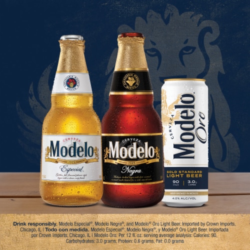 Modelo Especial Modelito Lager Mexican Beer Perspective: top