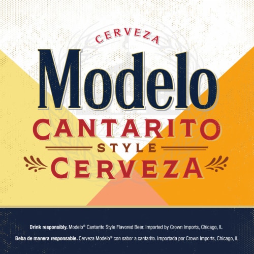 Modelo Cantarito Style Cerveza Lager Mexican Beer Perspective: top