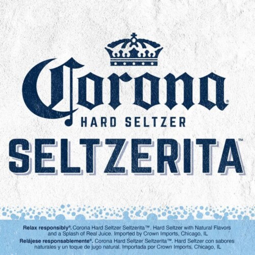 Corona Hard Seltzer Seltzerita Gluten Free Variety Pack Spiked Sparkling Water Perspective: top