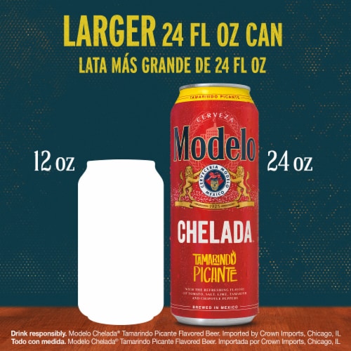 Modelo Chelada Tamarindo Picante Mexican Import Flavored Beer, 24 oz -  Metro Market