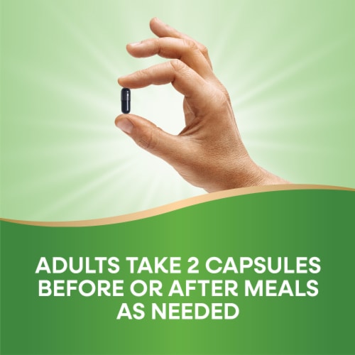Nature's Way® Activated Charcoal 560 mg Capsules Perspective: top