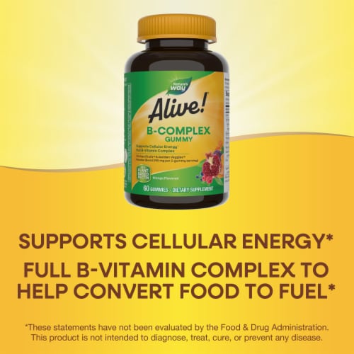 Nature's Way® Alive!® Cherry Flavored B-Complex Gummies Perspective: top