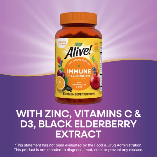 Nature's Way Alive!® Premium Immune Gummies Perspective: top