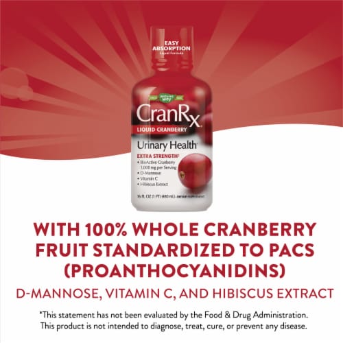 Nature's Way CranRx Liquid Cranberry Supplement Perspective: top