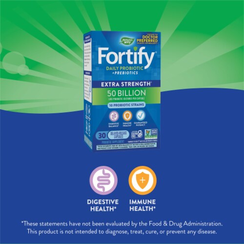 Nature's Way® Fortify Daily Probiotic Capsules Perspective: top