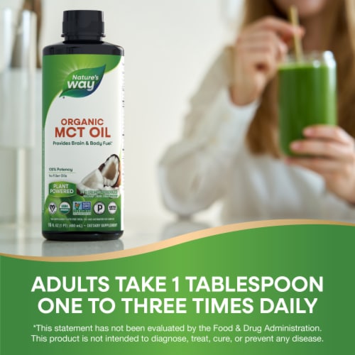 Nature's Way Organic MCT Oil Perspective: top