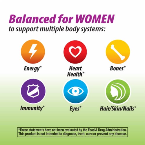 Nature's Way Alive!® Garden Goodness Women's Multivitamin Tablets Perspective: top