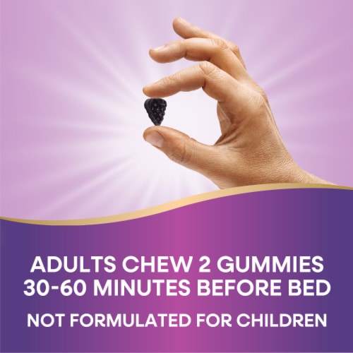 Nature's Way® Sambucus™ Sleep & Immune Elderberry Gummies Perspective: top