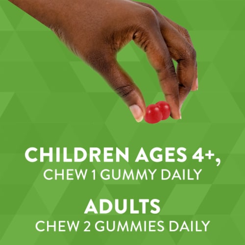 Nature's Way® Mixed Fruit Flavored Vitamin D3 Gummies Perspective: top