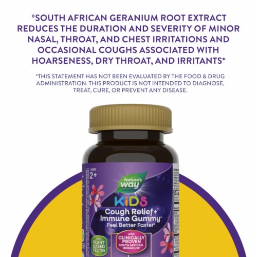 Nature's Way Kids' Sambucus® Relief Immune Support Gummies Perspective: top