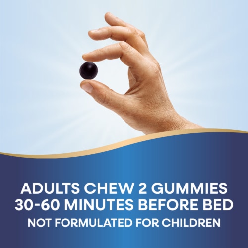 Nature's Way® Sleep Well 3 in 1 Support Gummies with Melatonin and Magnesium Perspective: top