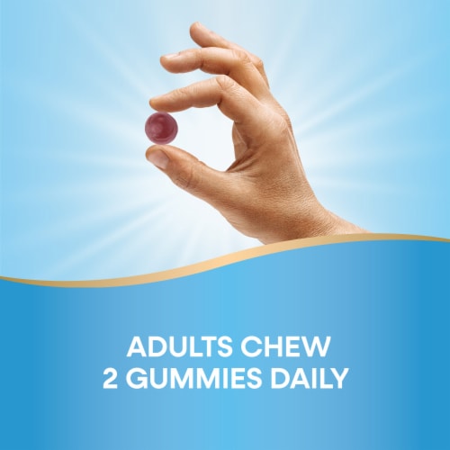 Nature’s Way Ashwagandha Reduces Stress Berry Flavored Gummies 125 mg Per 2 Gummy Serving Perspective: top