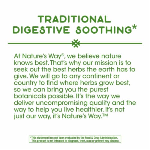Nature's Way® Peppermint Leaves Capsules 400 mg Perspective: top