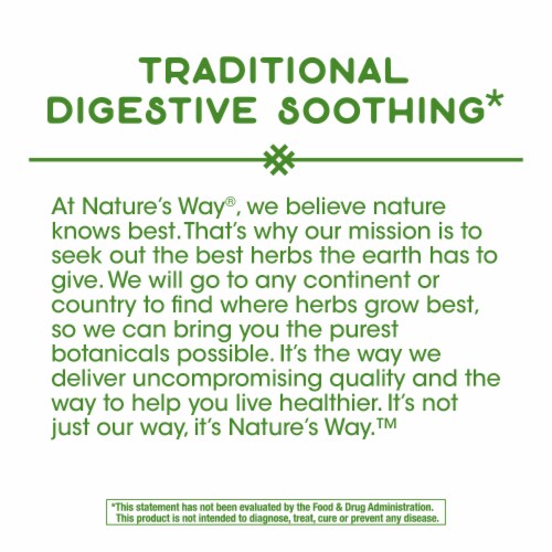 Nature's Way® Peppermint Leaves Capsules 400 mg Perspective: top