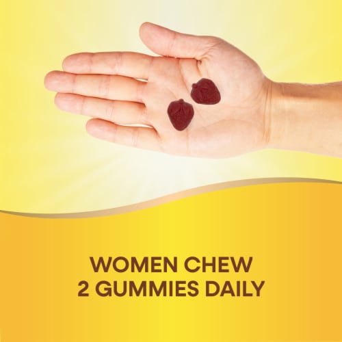 Nature's Way Alive! Zero Sugar Women's Gummy Multivitamins Perspective: top