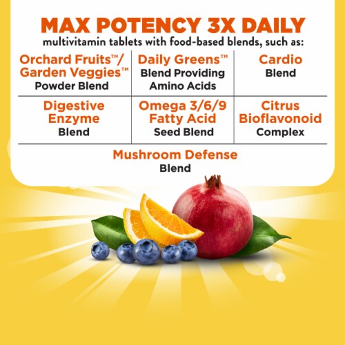 Nature's Way Alive! Whole Food Energizer Multi-Vitamin Tablets Perspective: top