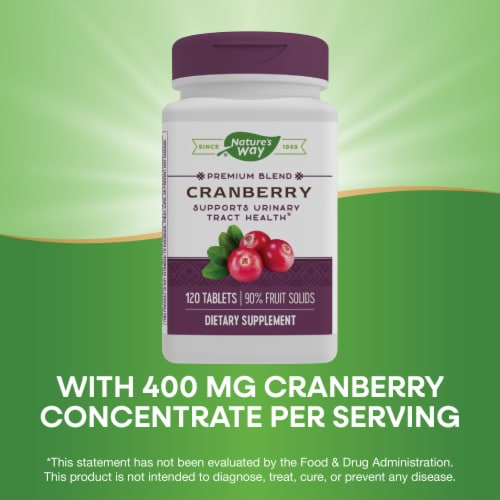 Nature's Way Cranberry Standardized Tablets Perspective: top