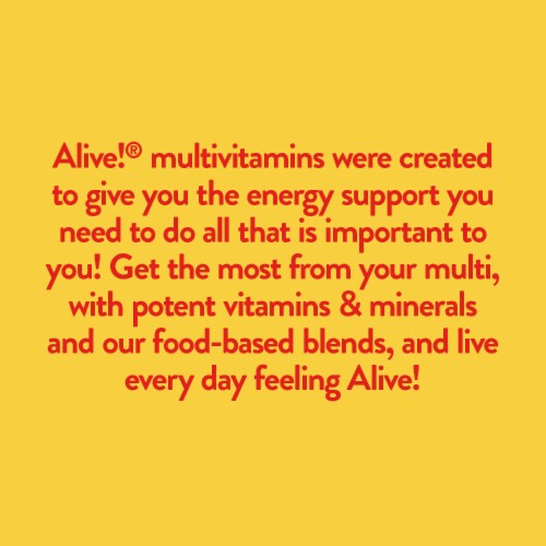 Nature's Way Alive! Whole Food Energizer Capsules Perspective: top